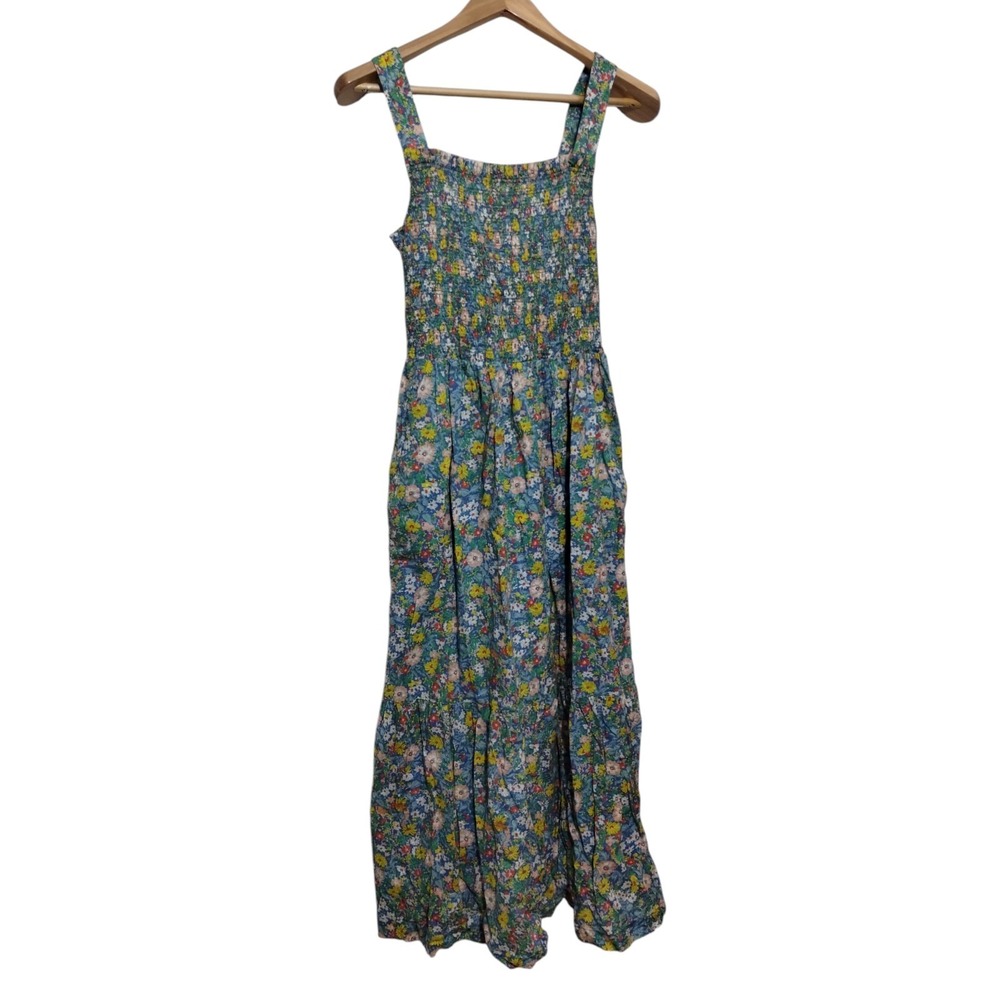 Trovata Birds of Paradis Dolores Womens S Ditsy Floral Smocked Sundress